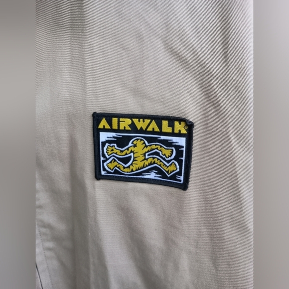 Airwalk Tan Women's Oversized Jacket with Colorful Patches_Med - Picture 8 of 10